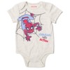 Marvel Avengers Hulk Captain America Spider-Man Baby Bodysuit Pants and Hat 3 Piece Outfit Set Newborn to Infant - 3 of 4