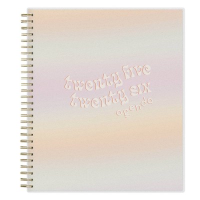 Blue Sky 8"x10" Weekly/Monthly Spiral Planner Smooth Frosted Mayana Ombre