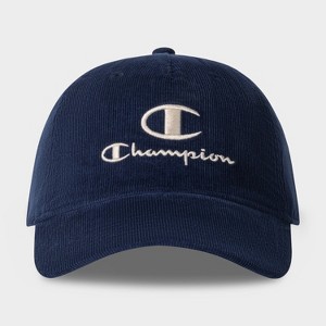 Champion Adult Hobby Corduroy Baseball Hat - Navy - 1 of 4