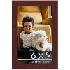 PosterPalooza | Photo Size Minimalist Brown Picture Frame - UV Acrylic, Foam Board Backing, Hanging Hardware - 2 of 4