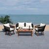 Velso 4 Pc Living Set - Indoor/Outdoor - PAT7072 - Safavieh - 3 of 4