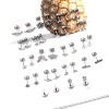 18 Pairs Hypoallergenic Stud Earrings Set: Star, Moon, Heart & Opal Designs, 20G Flat Back for Cartilage - 3 of 4