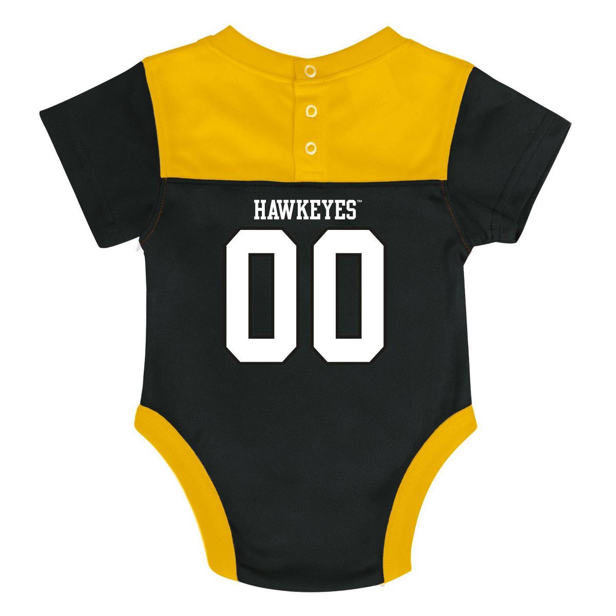 NCAA Iowa Hawkeyes Newborn 2pk Jersey Bodysuit - thumbnail 5