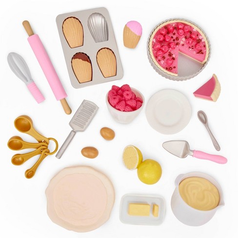 Barbie Doll Accessories Mixed LOT Food Grocery Bakery Pans Dishes