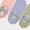 Anna-Kaci Active Women's Non-Slip Ballet Grip Socks with Crisscross Elastic Straps - 3 of 4