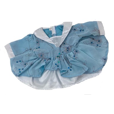 Doll Clothes Superstore Baby Doll Clothes Blue Very Fancy Party Dress