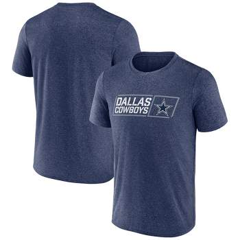 Nfl Dallas Cowboys Men's Short Sleeve Bi-blend Team Striping T