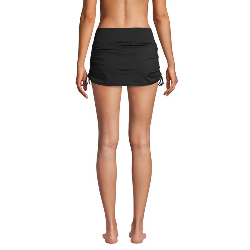 Lands' End Women's Plus Size Chlorine Resistant Tummy Control Adjustable Swim Skirt Swim Bottoms, 2 of 6