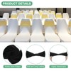 Unique Bargains Polyester Strong Stretchability Wedding Party Chair Sashes 50 Pcs - image 2 of 4