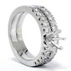 Pompeii3 1ct Diamond Engagement Matching Wedding Ring Setting - 2 of 4
