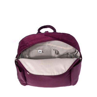 Baggallini Securtex Anti-Theft Vacation Backpack - Mulberry — фото 5