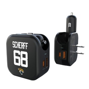 NFL Jacksonville Jaguars Players Game Tactic 18-Watt 2 in 1 USB A/C Charger - 1 of 3