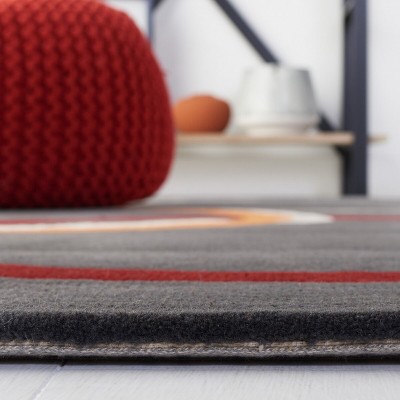 Soho 5' x 8' Black Wool and Viscose Handmade Tufted Rug