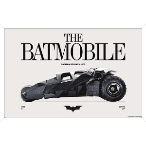 Trends International DC Comics Batman: 85th Anniversary - The Batmobile 2005 Framed Wall Poster Prints - 1 of 4