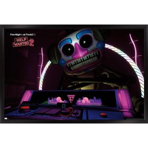 Trends International Five Nights at Freddy's: Help Wanted 2 - DJ Music Man Framed Wall Poster Prints - 1 of 4