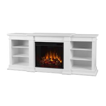 Real Flame Fresno TV/media Stand Fireplace White