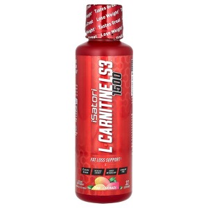 Isatori L-Carnitine LS3 1500, Pink Lemonade, 1,500 mg, 16 fl oz (480 ml) - 1 of 3
