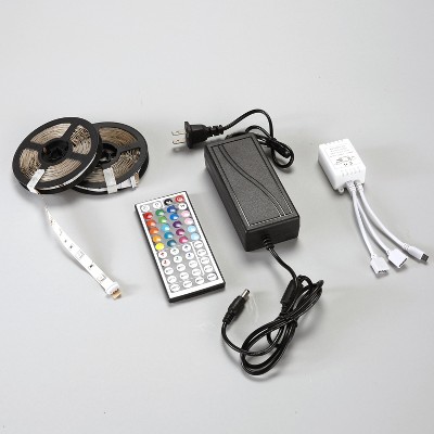 Lakeside Color-Changing LED Strip Lights with Remote Control for Indoors