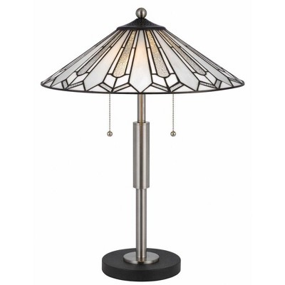 Cal Lighting 60W x 2 Muirfield Tiffany Table lamp
