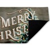 Stupell Industries Vintage Merry Christmas Greeting Printed Outdoor Door Mat, design by Kim Allen, 18"x30" - 2 of 4