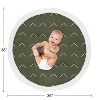 Sweet Jojo Designs Boy or Girl Gender Neutral Unisex Baby Tummy Time Playmat Woodland Arrow Green and White - 4 of 4