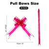 Unique Bargains Waterproof PP Material Reusable Convenient Pull Design Gift Wrap Bows - 2 of 4