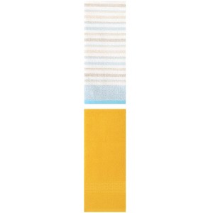 REGALWOVEN Striped Pattern Cotton Bathroom Hand Towel for Face Hair 13" x 30"/13" x 27" 2 Packs - 1 of 4