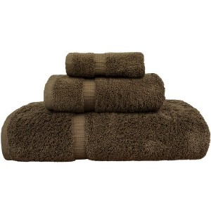 BC BARE COTTON Luxury Hotel & Spa Quality Collection, Quick Dry 100% Turkish Cotton, 750+ GSM, Bath Towel, Hand Towel, Washcloths - 3 Piece - 1 of 1