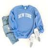 Simply Sage Market Women's Graphic Sweatshirt Varsity New York - 2 of 4