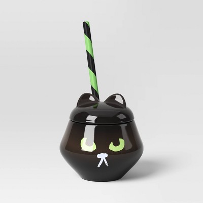 11.5 fl oz Halloween Figural Cat Tumbler - Hyde and EEK! Boutique™