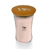 WoodWick 21.5oz Large Hourglass Vanilla and Sea Salt Jar Candle: Soy & Paraffin Blend, Ocean Jasmine Scent, 120hr Burn Time - 2 of 4
