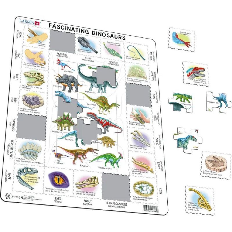 Larsen Fascinating Dinosaurs 35 Piece Children's Jigsaw Puzzle, 2 of 4