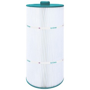 Hurricane Filters Easy to Clean Replacement Spa Filter Cartridge for Pleatco PSD125-2000, Unicel C-8326, and Filbur FC-2780, White/Blue - 1 of 4