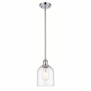 Bella - 1 Light Stem Hung Mini Pendant In Industrial Style-9.5 Inches Tall and 5.5 Inches Wide - 1 of 1