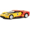 2019 Ford GT #18 Yellow and Red "Shell Oil" "Shell Oil Special Edition" Series 1 1/64 Diecast Model Car by Greenlight - 2 of 3