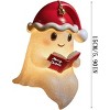 Cute Ghost Reading Book Lamp, Cute Halloween Ghost Night Light, Light up Ghosts Halloween Decorations for Centerpiece Bedroom Shelf Readers (6 Inch) - 2 of 4