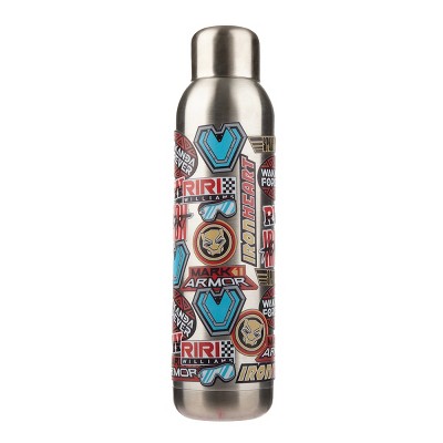 Black Panther: Wakanda Forever Vibranium Panther Logo Stainless Steel Water  Bottle Black 17 oz.