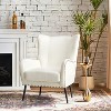 Harpocrates Classic Armchair with wingback and nailhead trim| ART OF LIVING DESIGNS - 2 of 4