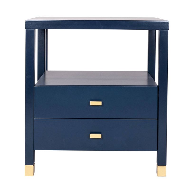Hooper Accent Side Table Navy Blue - East at Main, 4 of 11