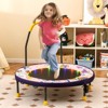 Infans 36" Foldable Kid Trampoline w/ 20 LED Lights Foam Handlebar Padded Safety Cover - 3 of 4