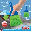 LOLA Whisk Broom, Hand Brush, Durable Bristles, Whisks Away Dirt & Debris, Compact, Hang Hole for Easy Storage, Indoor/Outdoor - 2 of 4