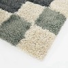 Balta Rugs Theron Geometric Premium Shag Rectangle Kids' Area Rug Cream - 4 of 4