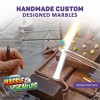 Marble Genius Collectors Marbles, 10 Handmade Glass Marbles Stocking Stuffers for Marble Lovers - Glitter Collection for Kids Ages 3+ - 2 of 4