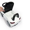 DOLU Ride-On Car for Toddlers, Foot-Powered Push Toy w/Horn for 12mo & Up, White - 4 of 4
