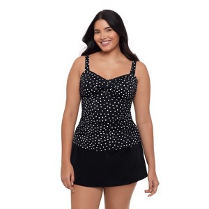 Trimshaper Women's Ava Tankini Swimsuit Top - 1 of 3
