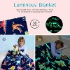 Throw Blanket Glow in The Dark Blanket Dinosaur Toys for Kids 3-5 Dinosaur Gifts Toys for Age 2-12 Year Old, Soft Cozy Flannel Kids, Birthday 40"×60" - 3 of 4