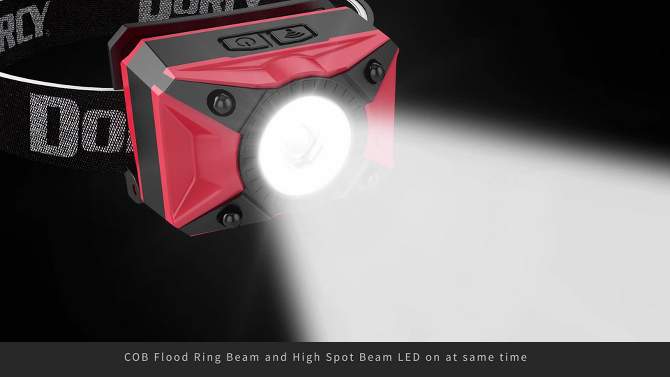 Dorcy 650 Lumens USB Rechargeable LED Headlamp, 2 of 5, play video