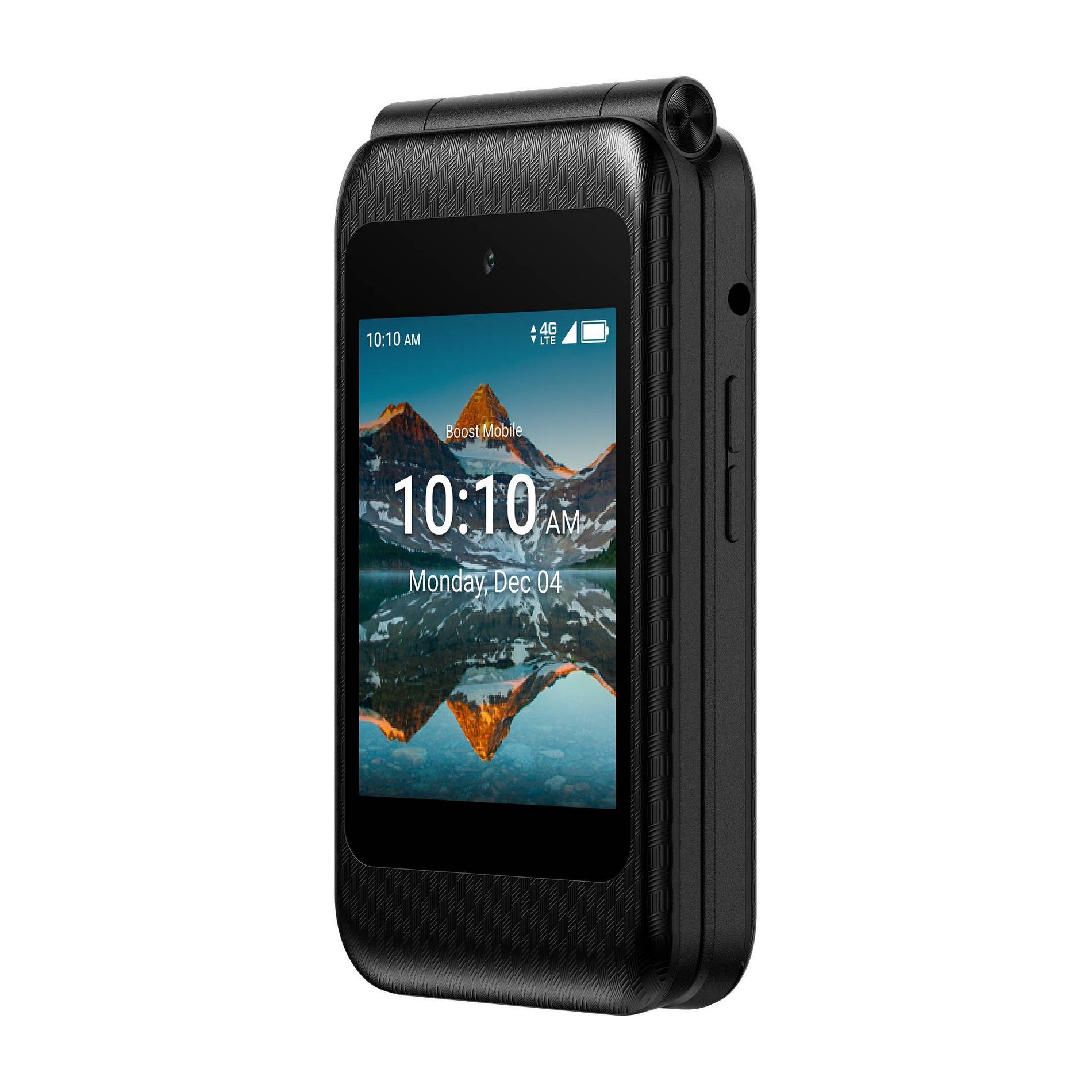 Boost Mobile Prepaid Summit Flip 4G (8GB) - Black: Android Cell Phone, 5MP Camera, USB-C