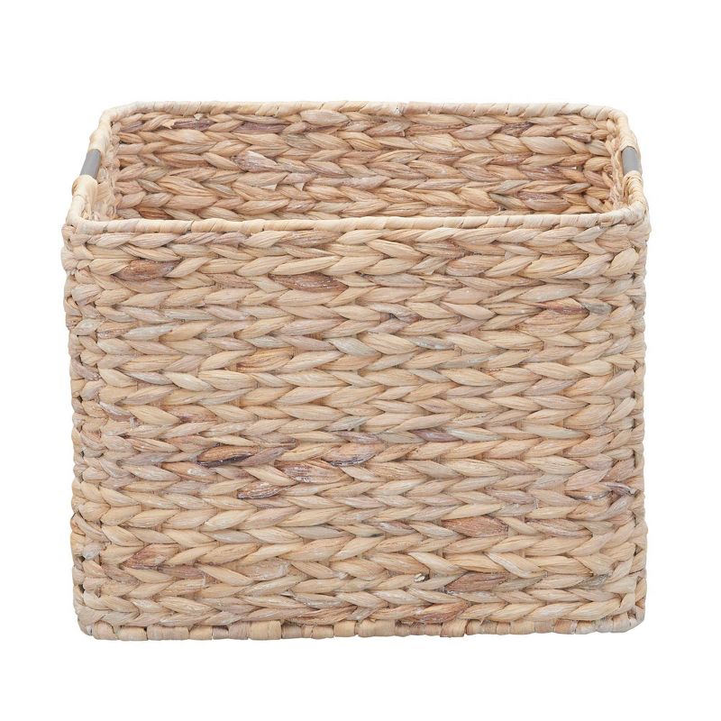 Household Essentials Square Wicker Basket Hyacinth, 4 of 8