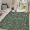 Vintage Area Rug, Non-Slip Washable Large Rug ¨C Low Pile Indoor Carpet for Living Room, Bedroom, Kitchen - 2 of 4
